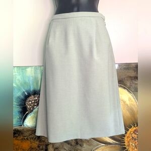 Land's End Skirt Pencil Gray Size 6 EUC